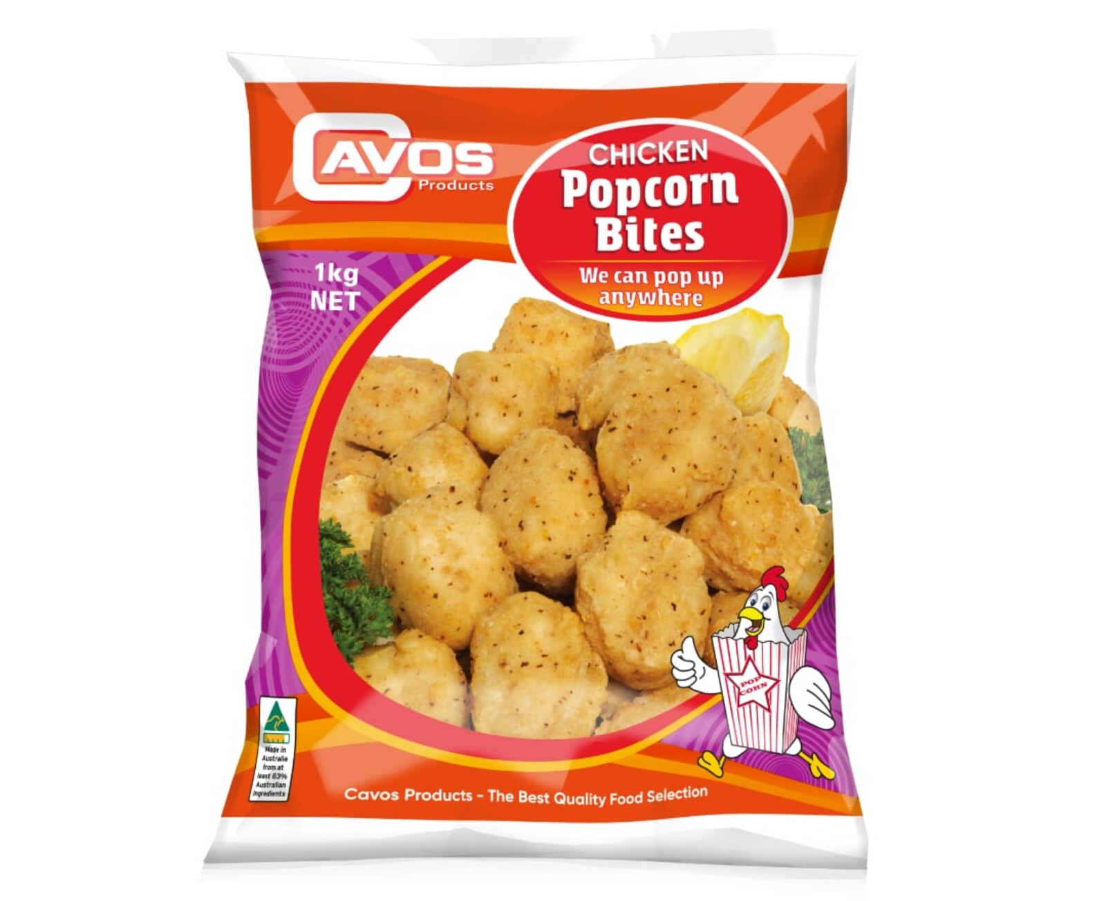 Cavos Products Popcorn Chicken 