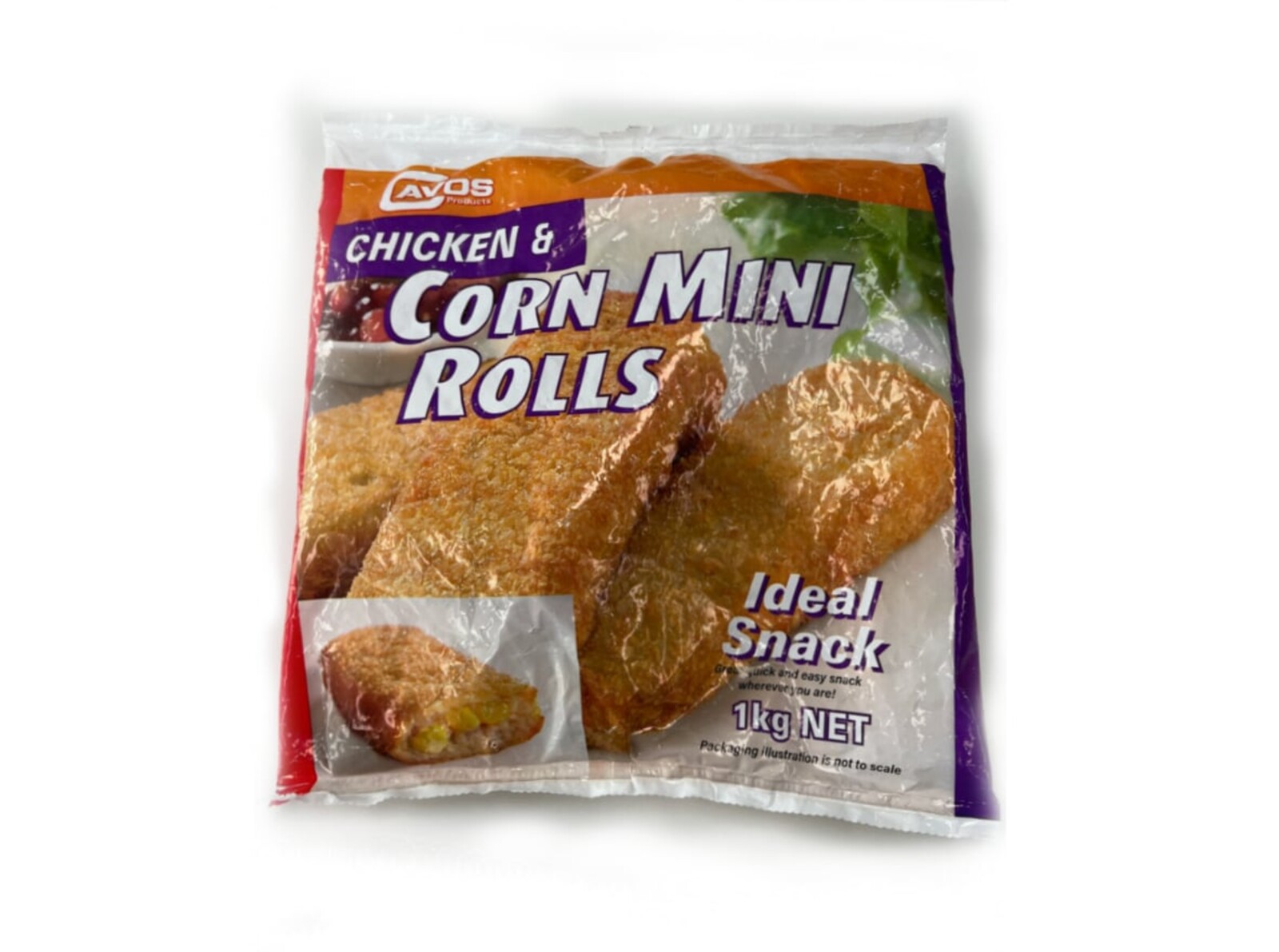 Cavos Products Chicken & Corn Roll 