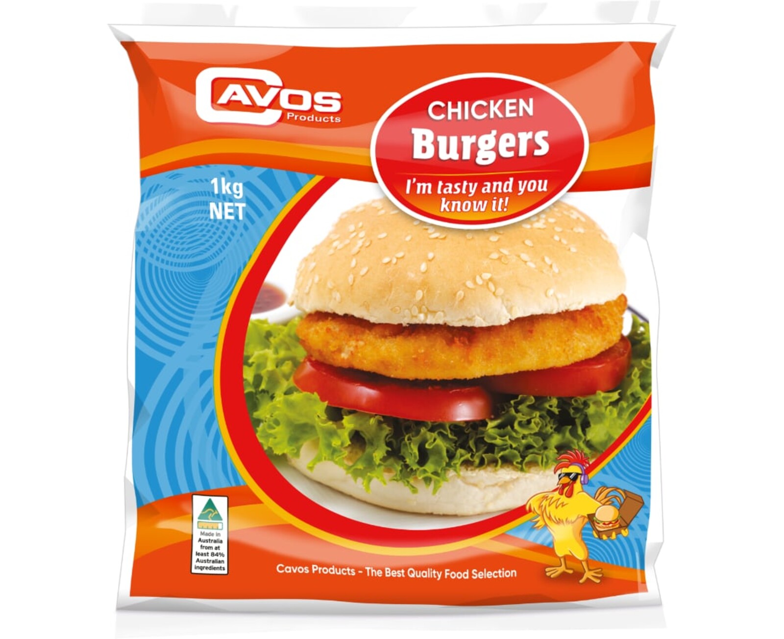 Cavos Products Chicken Burger
